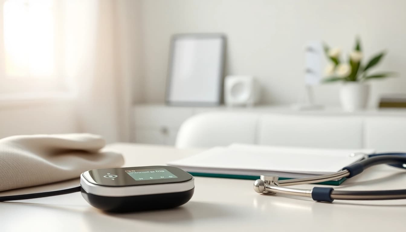 Evodrop Beobachter Gerät für persönliche Gesundheitsüberwachung in einem modernen Umfeld.