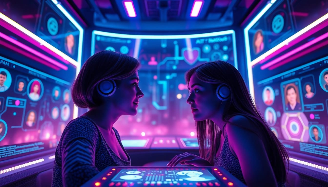 Engaging ai chat sex experience with intimate digital avatars and interactive interfaces.