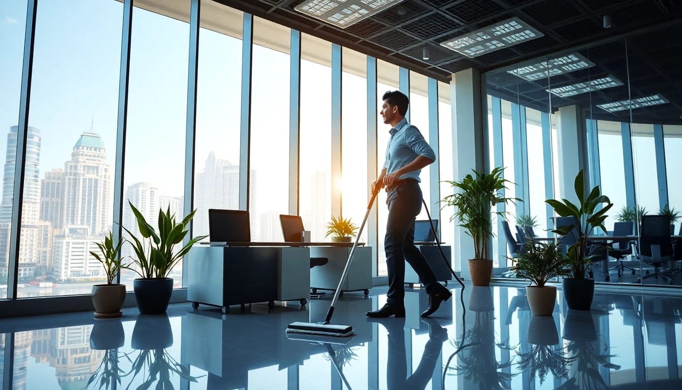 Optimale Gebäudereinigung Ulm für moderne Büros mit strahlendem Glanz und Professionalität.