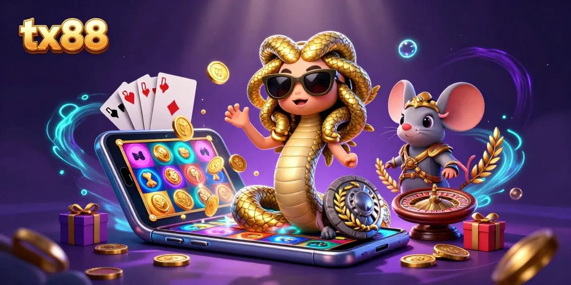 Engage with the colorful slot game excitement at tx88 amidst lively 3D characters.