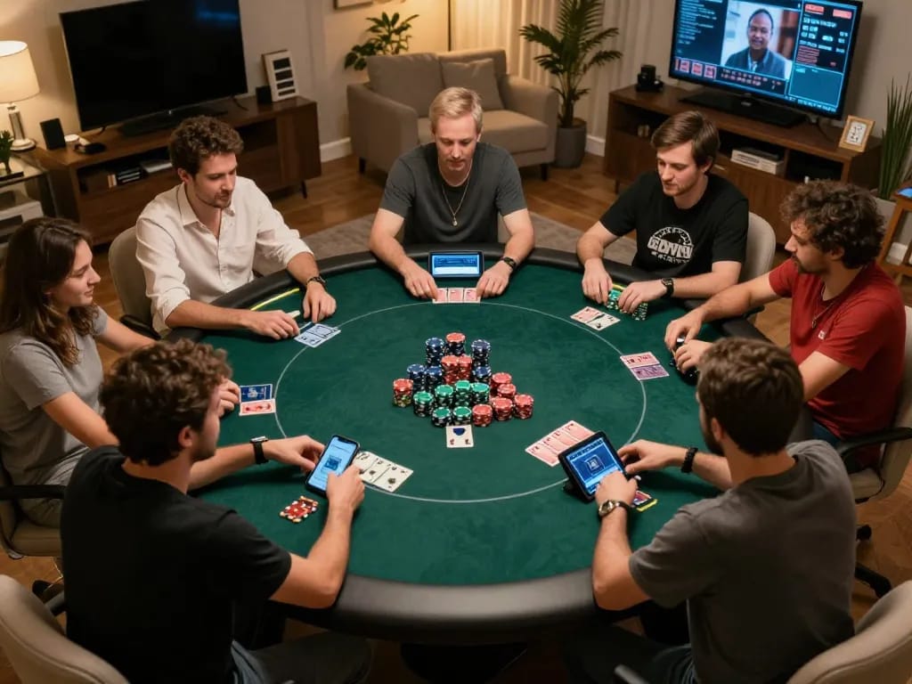 Join the thrill of online poker at https://va88.uno/ with players engaged in dynamic gameplay.