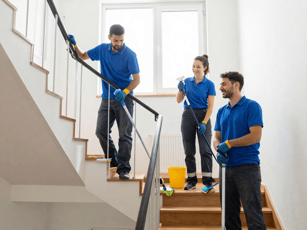 Treppenhausreinigung Wuppertal von professionellen Dienstleistern für höchste Sauberkeit.