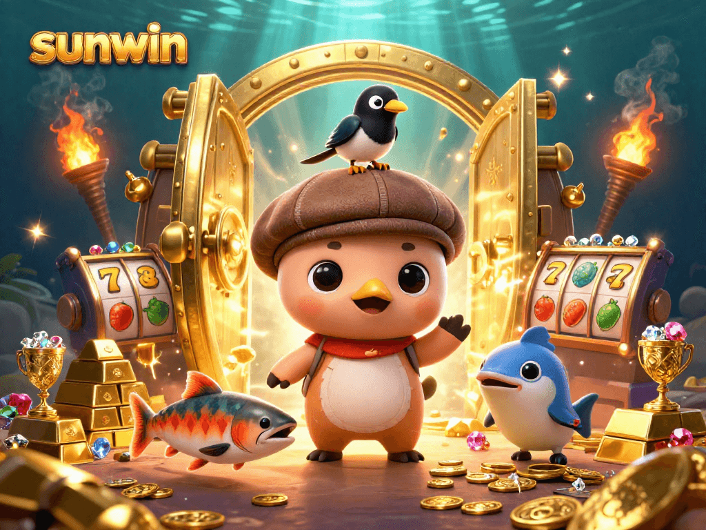 Experience sunwin's enchanting slots with cute Nessie and treasures galore!