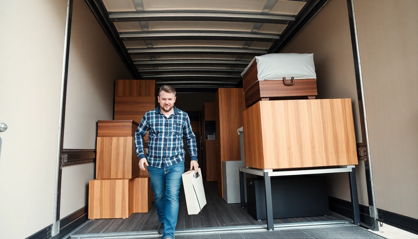 Umzugsunternehmen Wuppertal: Profis verladen sorgsam Möbel für einen stressfreien Umzug.