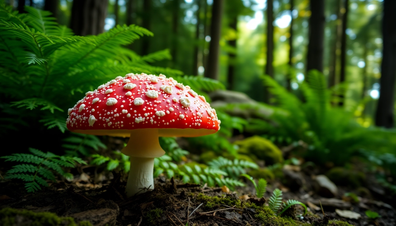Fliegenpilz bestellen und genießen, die einzigartigen Merkmale der Amanita muscaria erforschen.