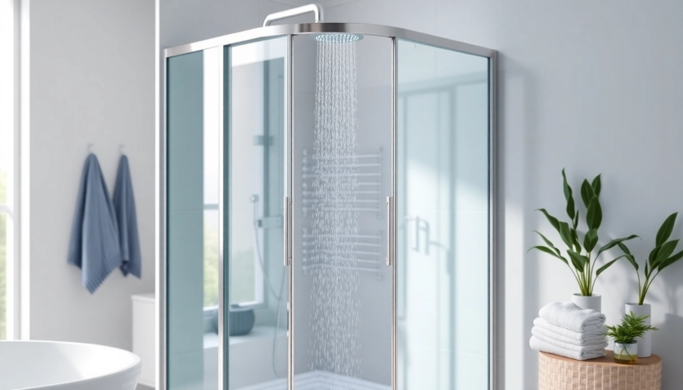 Moderne duschkabine 80x80 eckeinstieg in einem eleganten Badezimmer mit stilvollen Details.