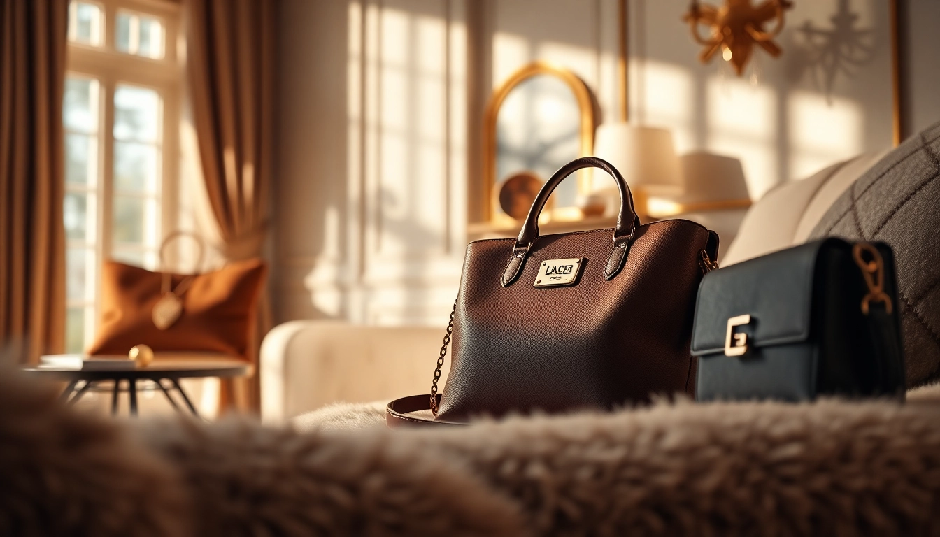 Luxury accessories displayed beautifully with elegant textures and soft natural light.