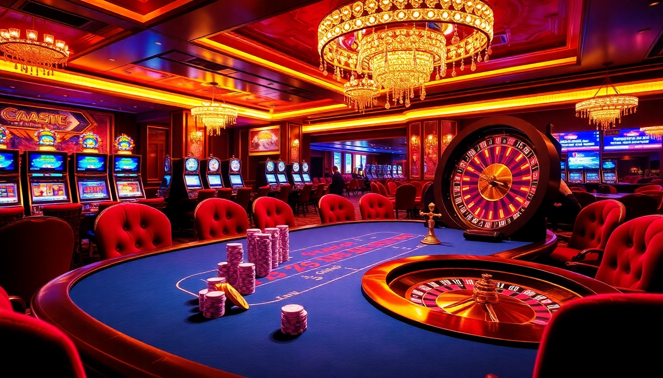 Kèo nhà cái 5 odds displayed on vibrant casino tables, capturing the excitement of high-stakes gambling.