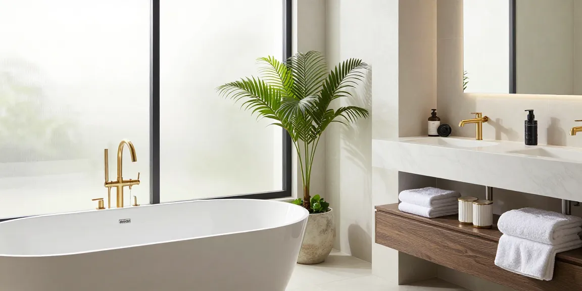 Ervaar luxe en functionaliteit met Brauer kranen in een moderne badkameromgeving.