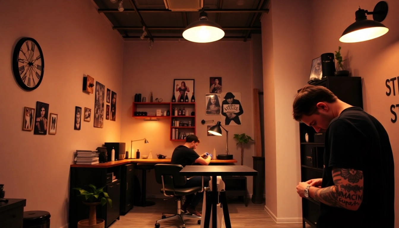 Professionelle Tätowierungen im Tattoo Studio München von erfahrenen Künstlern in einer kreativen Atmosphäre.