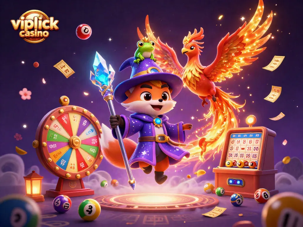 Experience thrilling games at vipluck casino with vibrant characters and dazzling prizes.