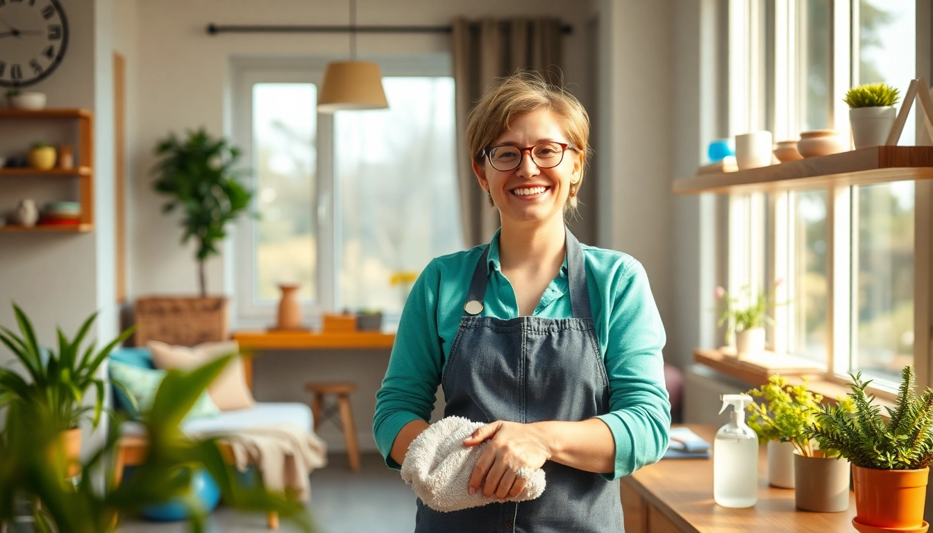 Hauswirtschaftskraft in Hameln, die professionell Reinigungsarbeiten durchführt und mit cuid Qualität Hilfe bietet.