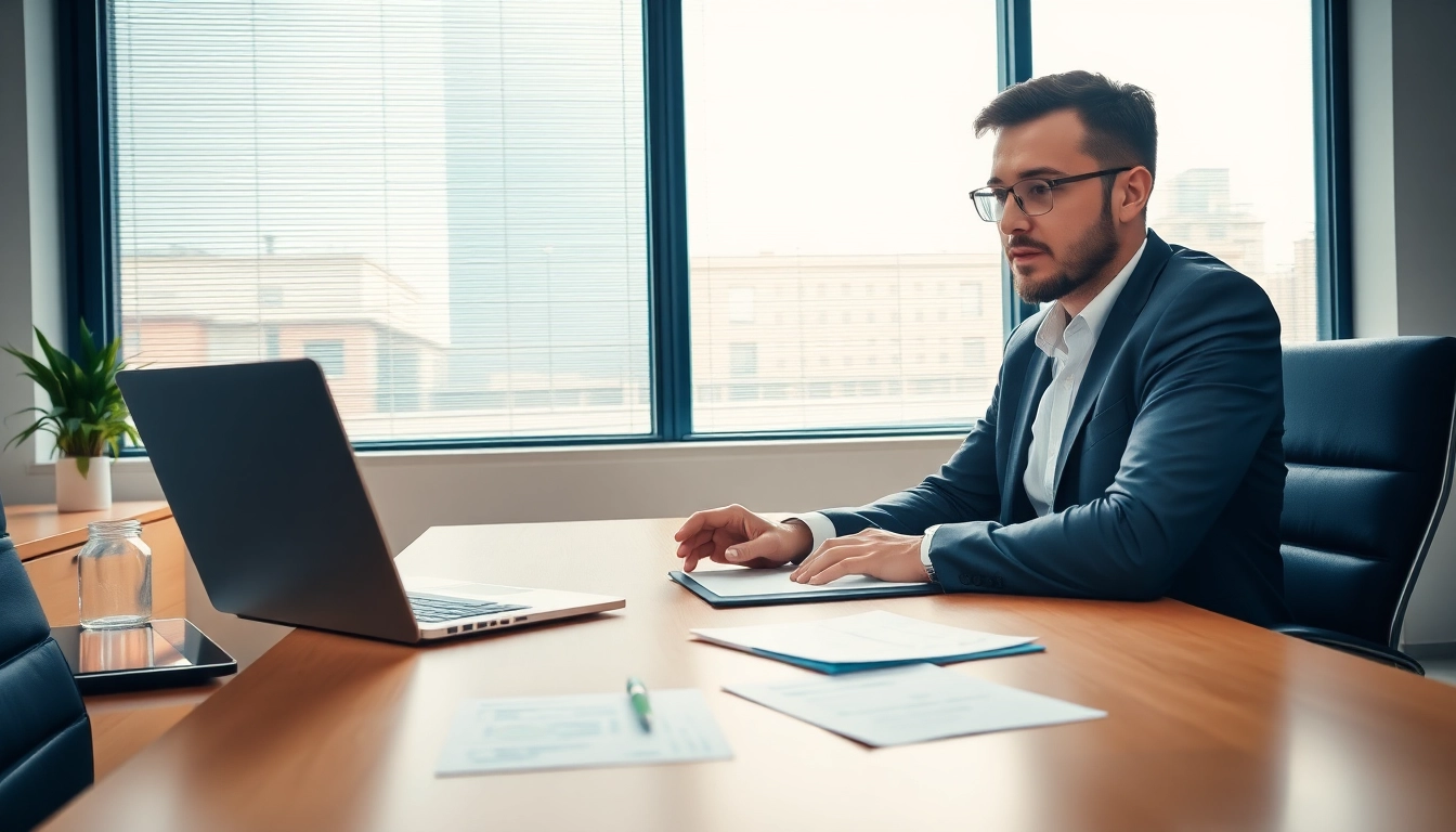Headhunter IT, der aktiv Lebensläufe sichtet und digitale Plattformen nutzt, um IT-Talente zu finden.