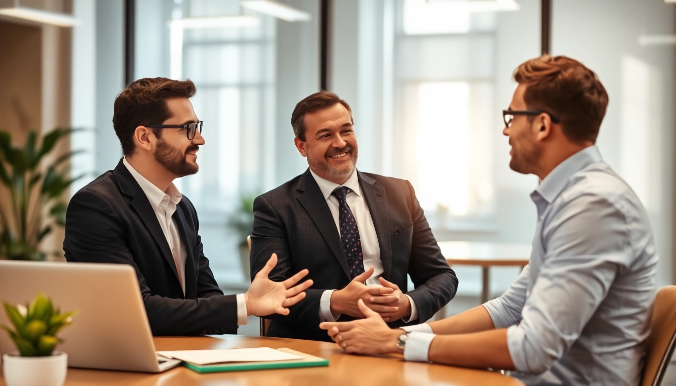 Headhunter im Dialog mit einem Kandidaten, ein entscheidender Moment der Personalvermittlung.