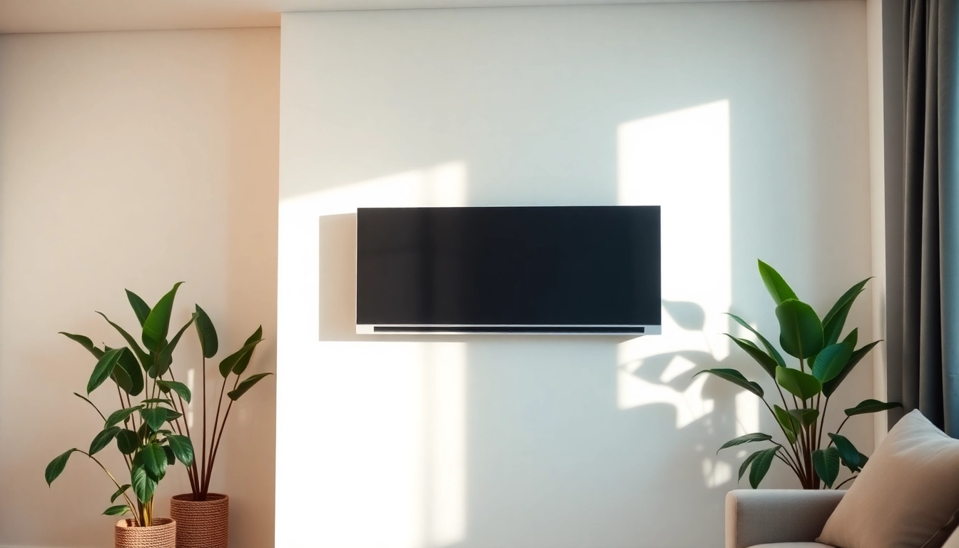 Efficient Klimaanlagen seamlessly integrated into a stylish living space for optimal comfort.