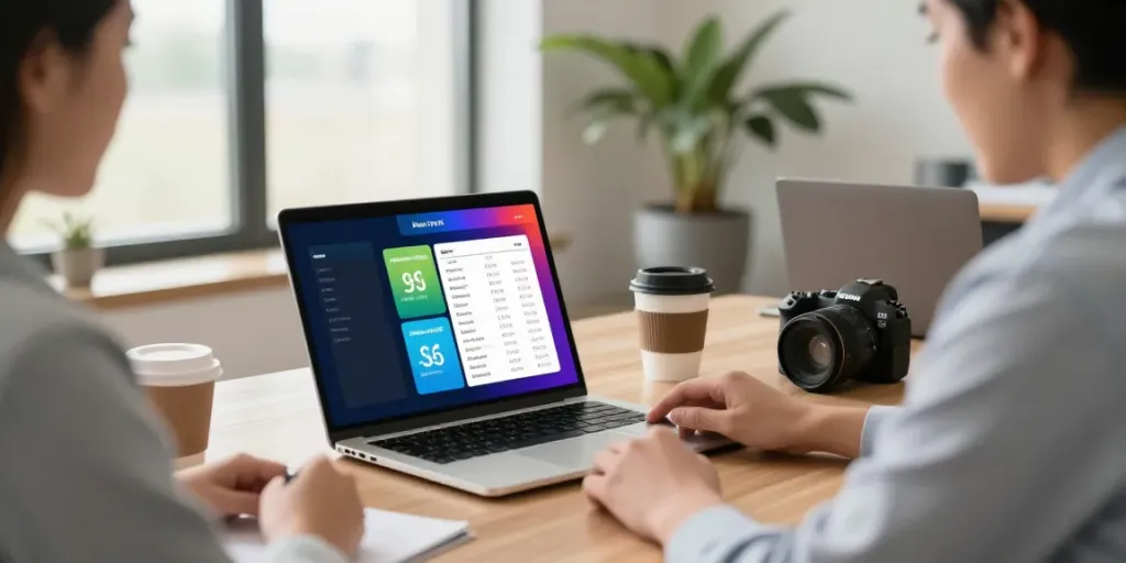 Consultation about Red Deer loans in a cozy office.