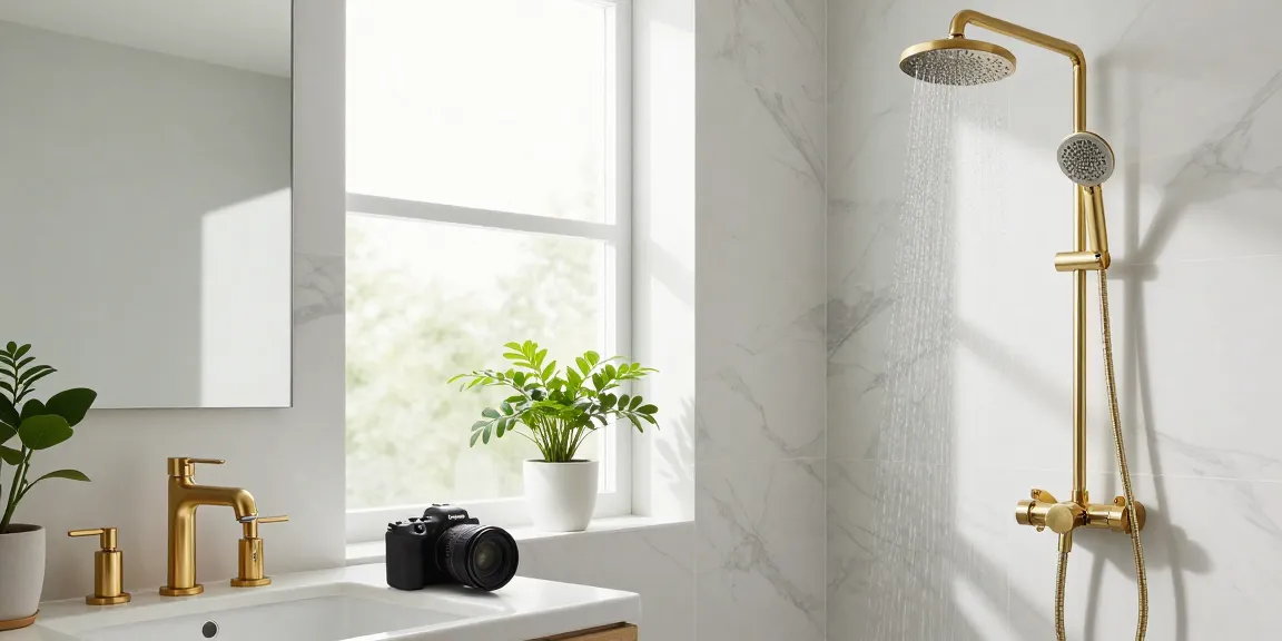 Brauer kranen in een moderne badkamer met elegante armaturen en decor dat kwaliteit en design benadrukt.