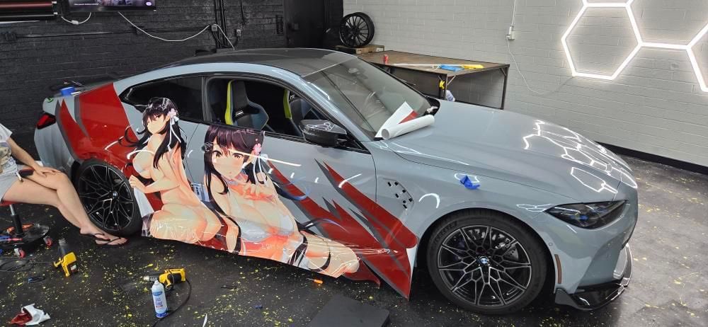 Individualisieren Sie Ihr Fahrzeug mit JDM Sticker im Anime-Stil