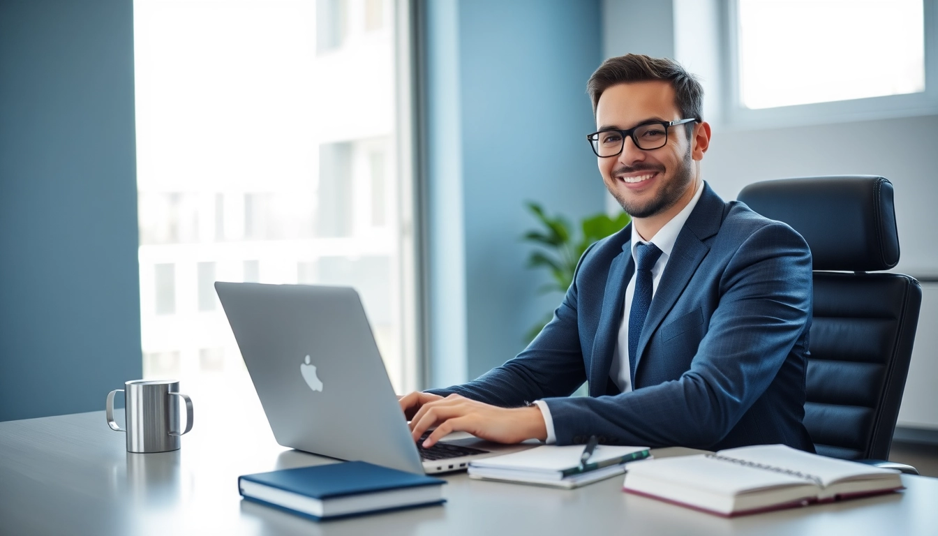 Headhunter IT nutzt moderne Technologien zur Rekrutierung von IT-Experten in einem hellen Büro.