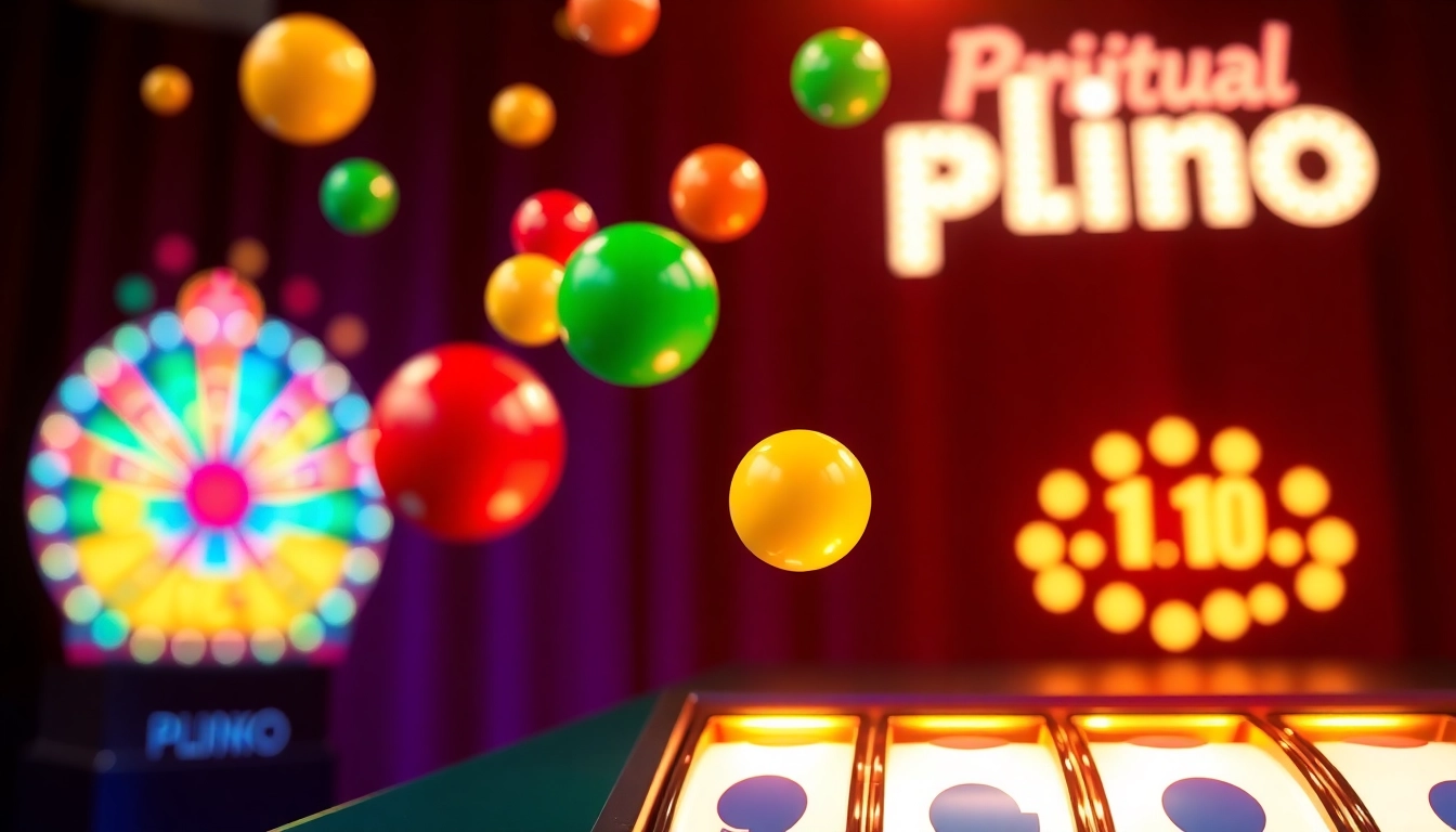 Experience the thrill of Plinko casino with dynamic visuals of colorful boards and falling balls.