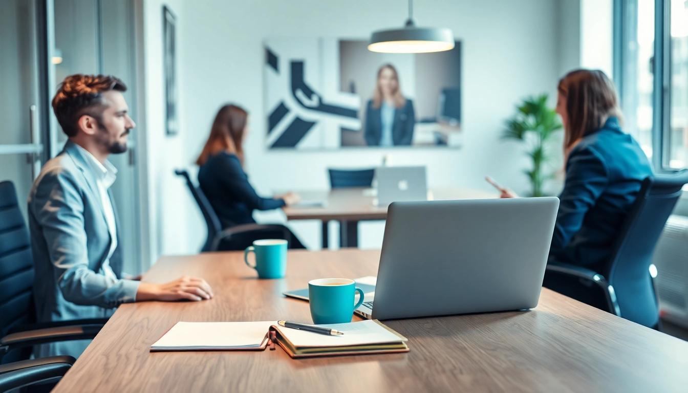 Professionelle Beratung durch Headhunter Kassel in einem modernen Büro mit engagierten Teammitgliedern.