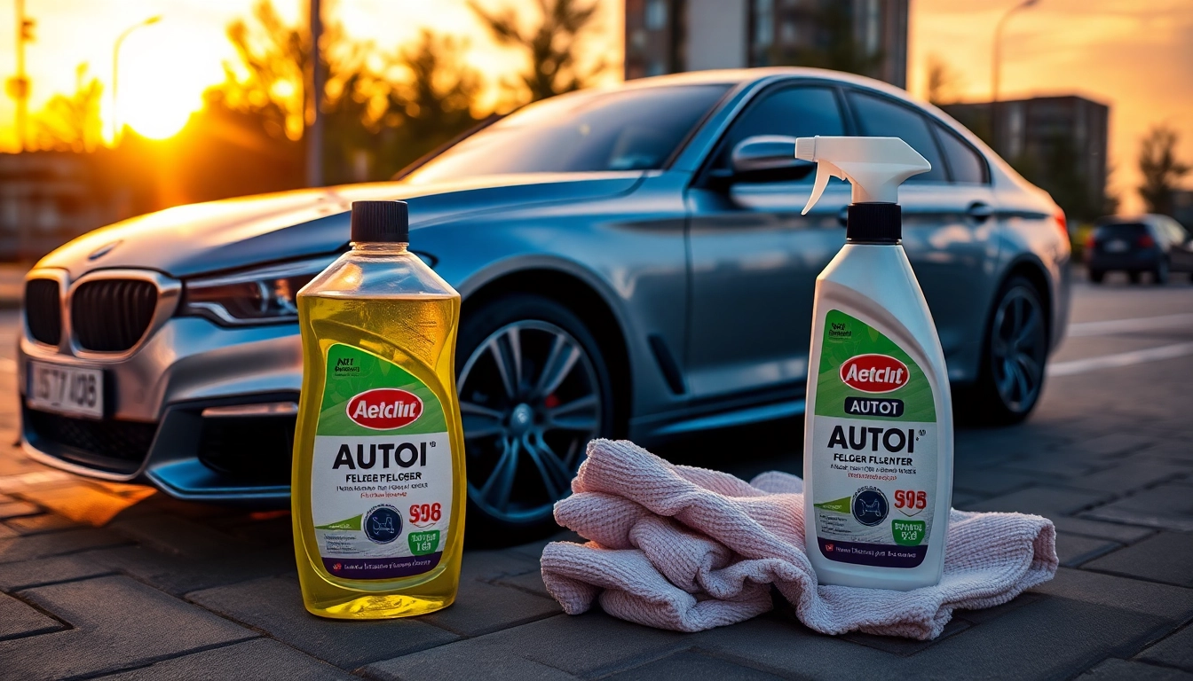 Reinigen Sie Ihre Felgen mit Felgenreiniger Auto für einen strahlenden Glanz und optimale Pflege.