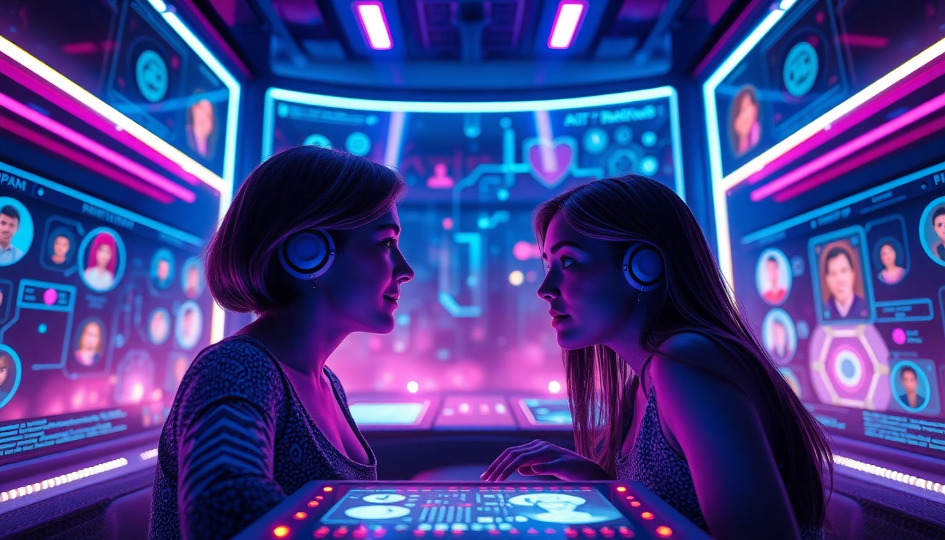 Engaging ai chat sex experience with intimate digital avatars and interactive interfaces.