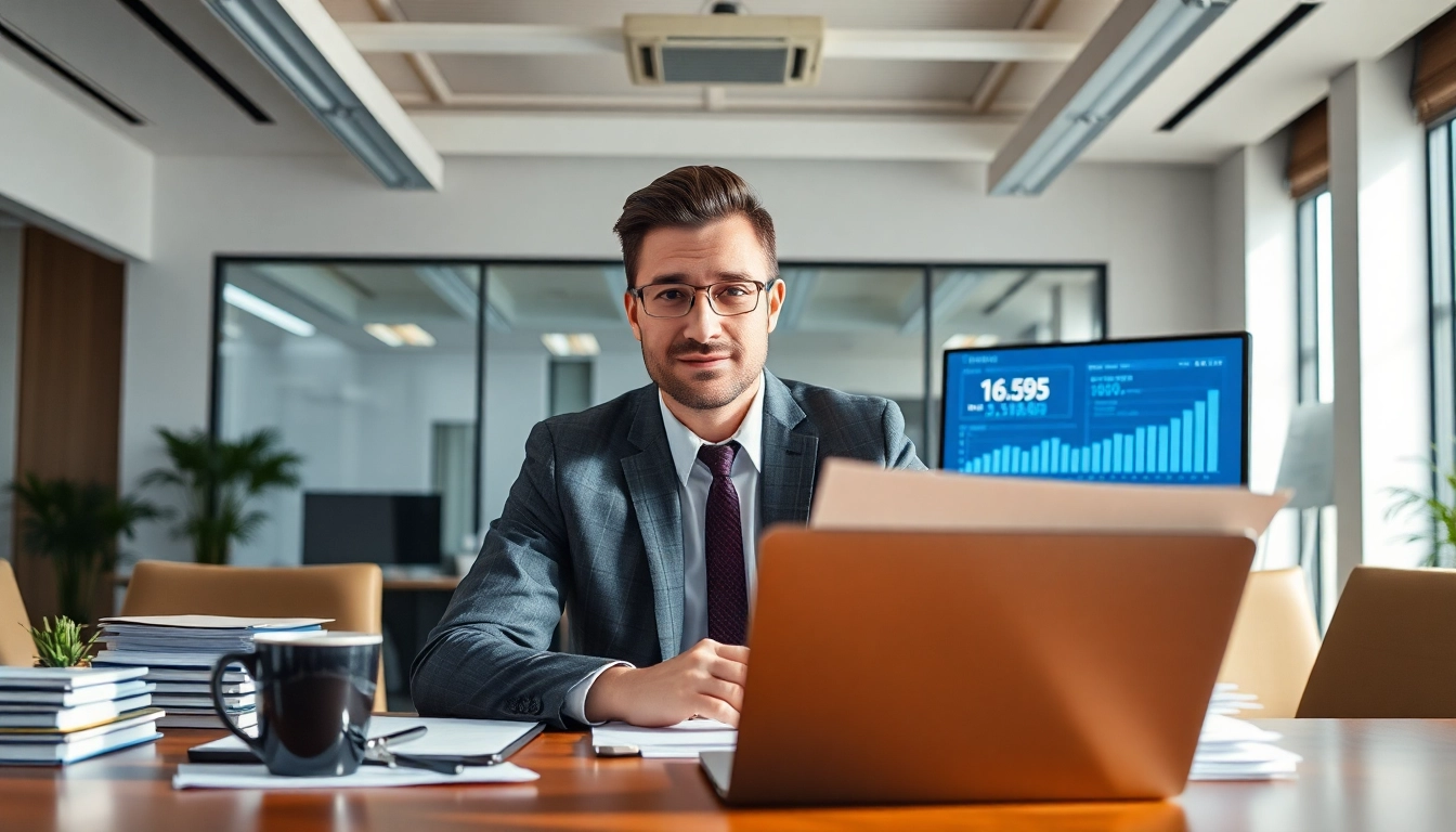 Headhunter Schweiz analysiert Lebensläufe in einem professionellen Büro.