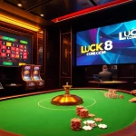 Experience the thrill of winning at LUCK8.COM with exciting casino gaming visuals.