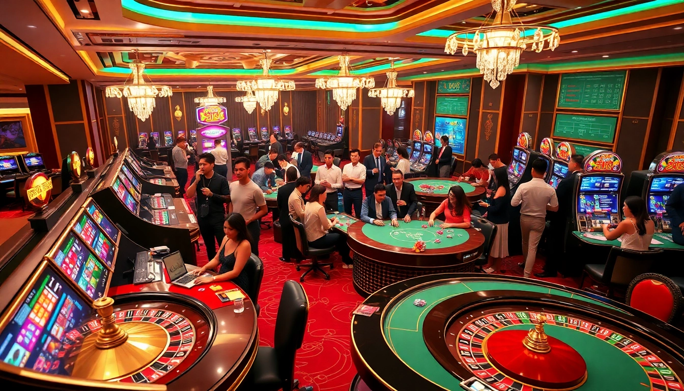 Experience the thrill at 88i nhà cái with vibrant casino games, including roulette and slots.