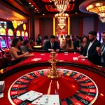Experience the thrill of gambling at MM88 COM with an exciting roulette table scene.