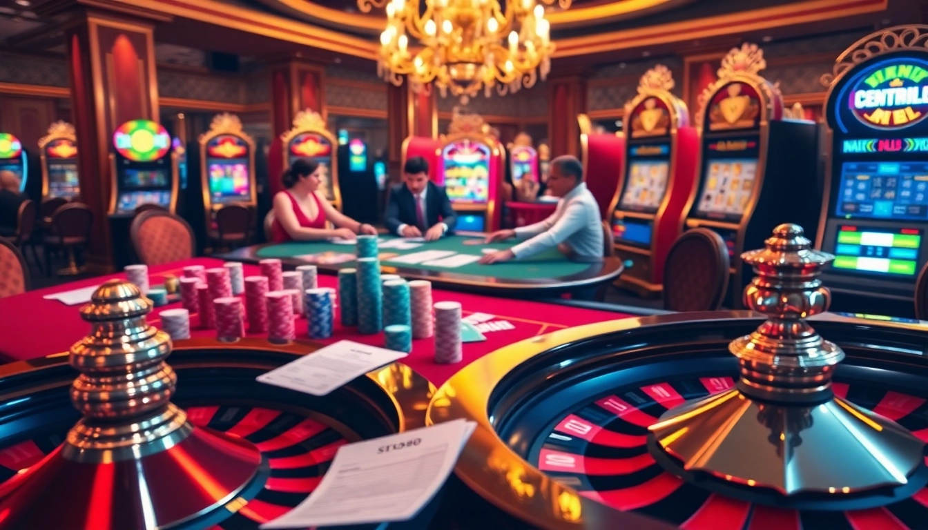 Players at a Go88vn poker table showcasing excitement and colorful chips.