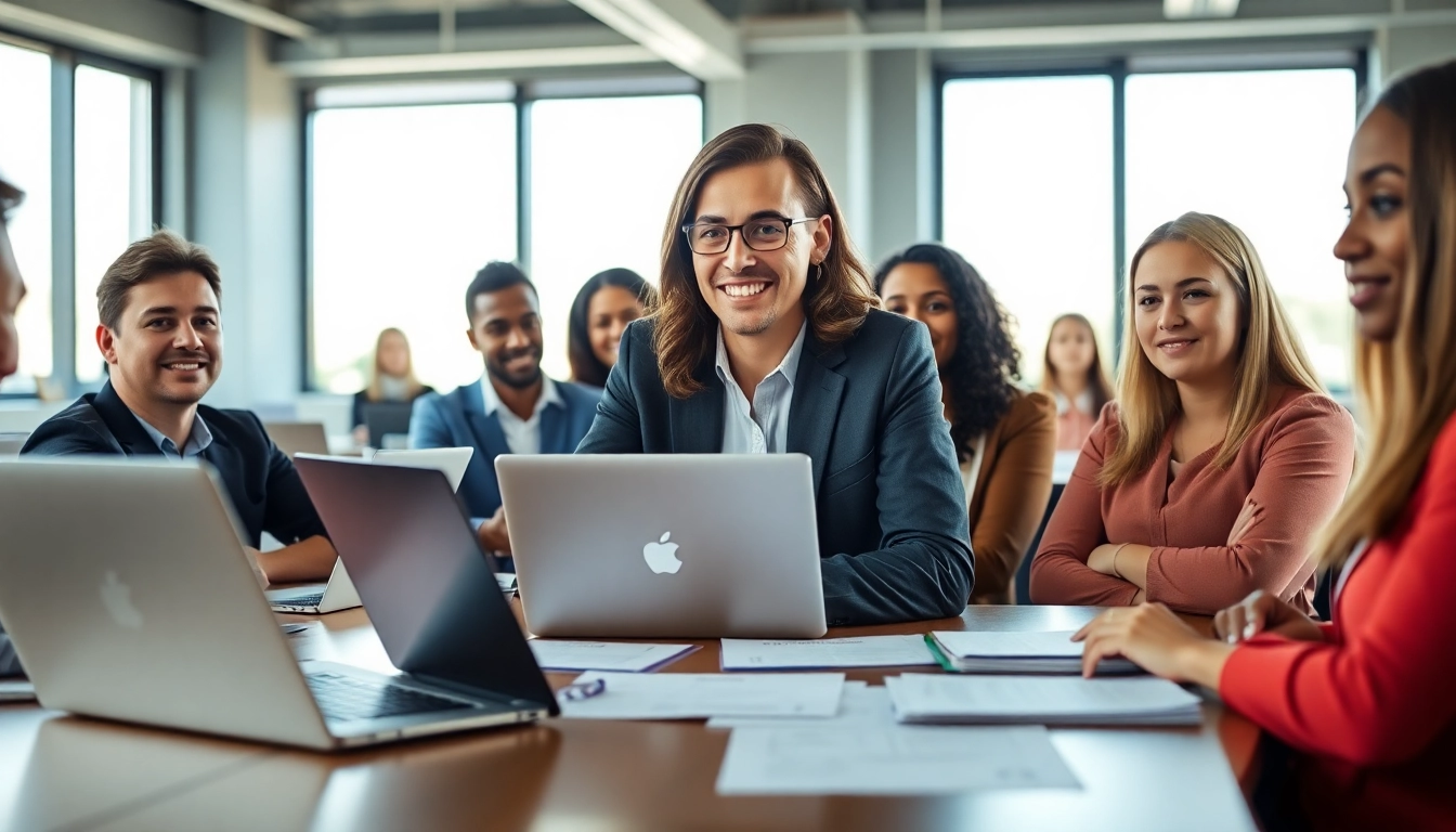 Headhunter Schweiz berät Kandidaten in einem modernen Büro mit professionellem Ambiente.